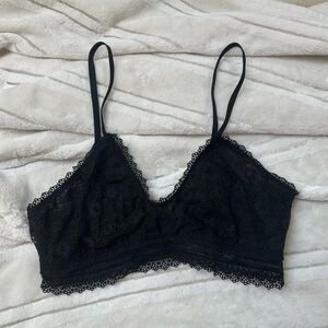 Victoria's Secret Black Lace Bra Intimates